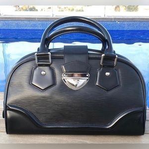 LOUIS VUITTON EPI MONTAIGNE GM BOWLING SATCHEL